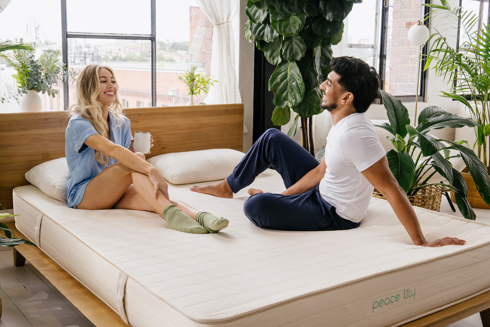 couple natural latex mattress