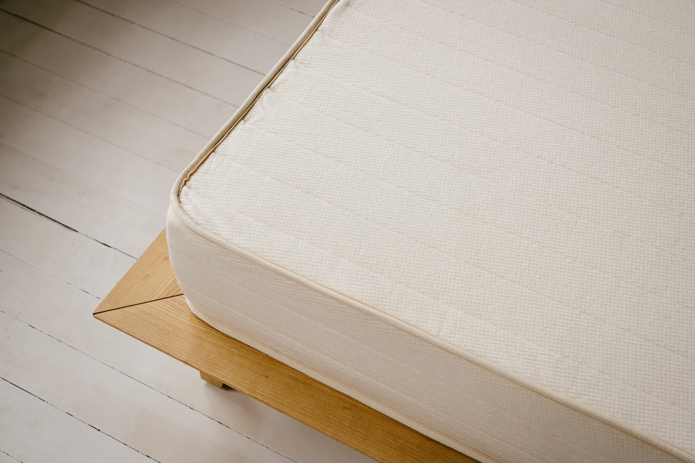Corner of latex mattress