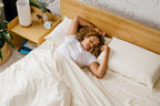 Peace Lily Organic Egyptian Cotton Bed Sheet Set