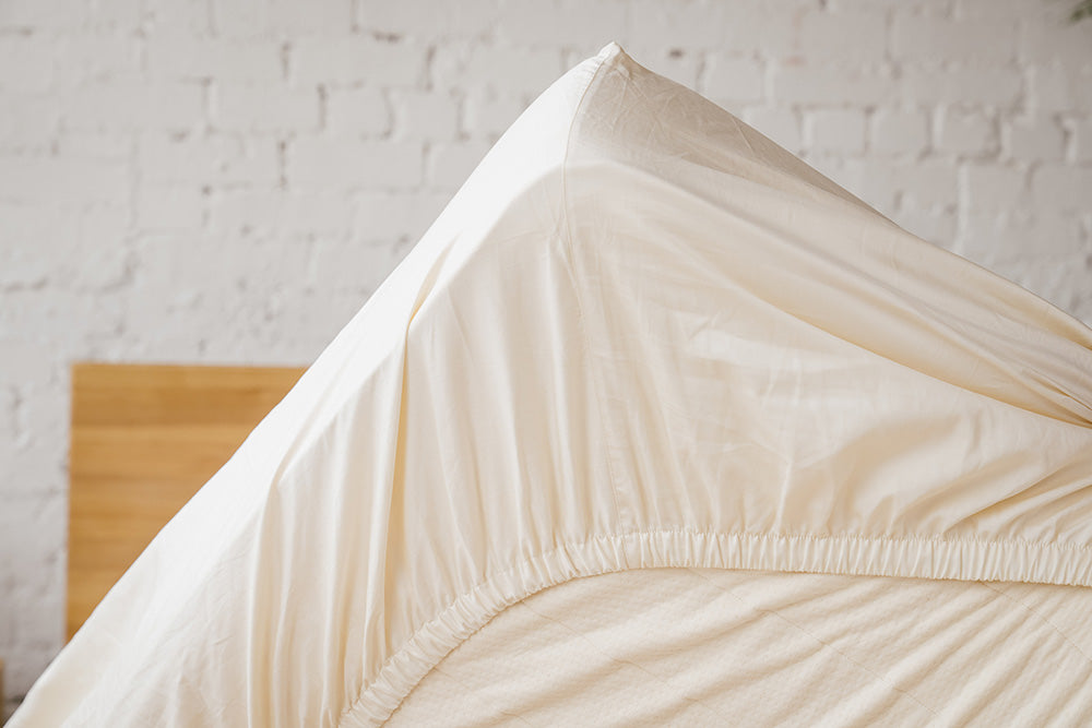 Peace Lily Organic Egyptian Cotton Bed Sheet Set