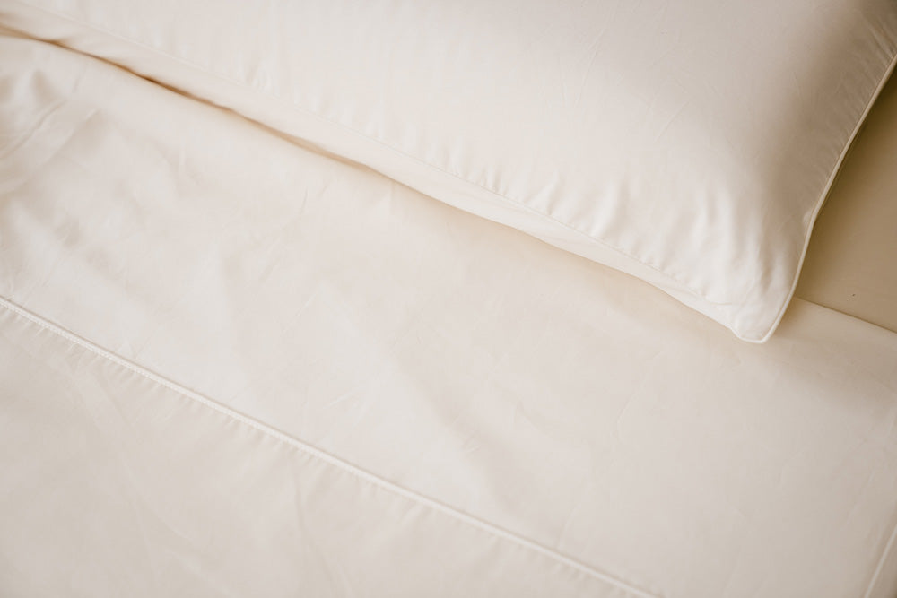 Peace Lily Organic Egyptian Cotton Bed Sheet Set