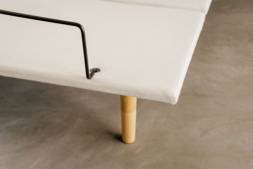 Peace Lily Electric Adjustable Bed with wooden legs