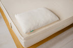 white natural kapok pillow
